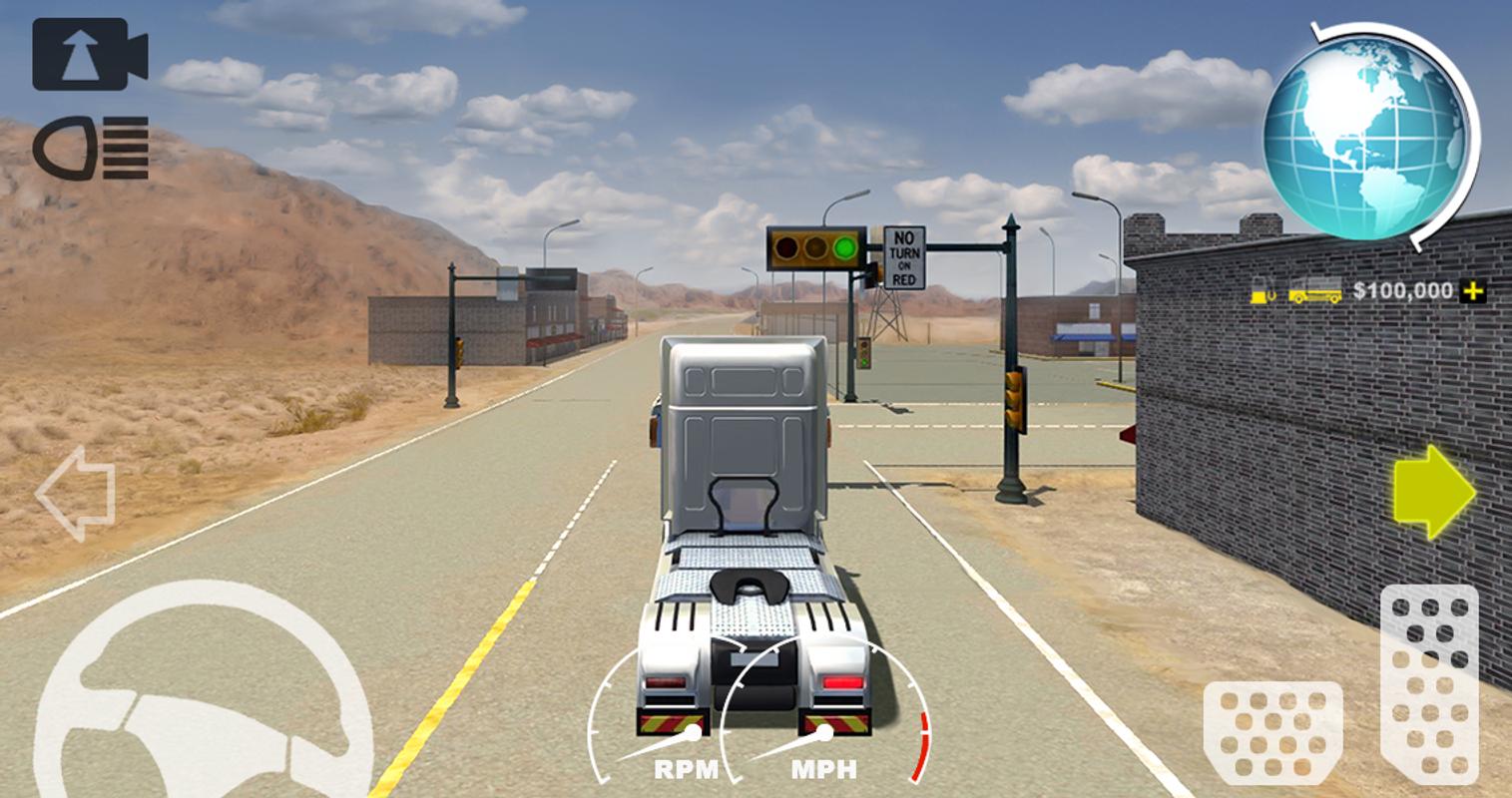 truck simulator 3d no green destination box